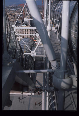 Centre Pompidou Beaubourg: diapositive