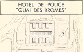 Genève. Chemin de la Gravière 5. Hôtel de police "Quai des Bromes"