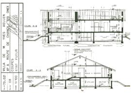 Onex. Rte de Chancy 87 A. Transformation de la villa de M. Yves Aellen
