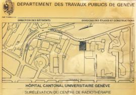 Genève. Hôpital Cantonal Universitaire. Surélévation du centre de radiothérapie