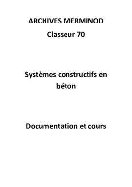 système de construction BA + BP Poteaux-Poutres 01 (PDF)