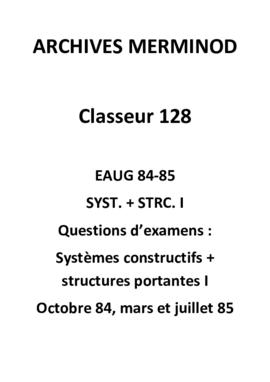 questions d'examen + cours de structure 01 (PDF)