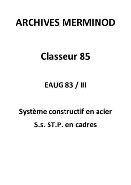 sous-systèmes: structures portantes en cadres 01 (PDF)