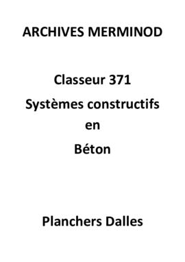 systèmes constructifs en béton plancher dalle 01 (PDF)
