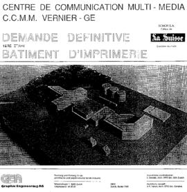 Vernier. Centre de communication multi-média (Sonor S.A.)