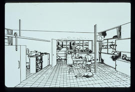 Le Corbusier - Perspective intérieure: diapositive
