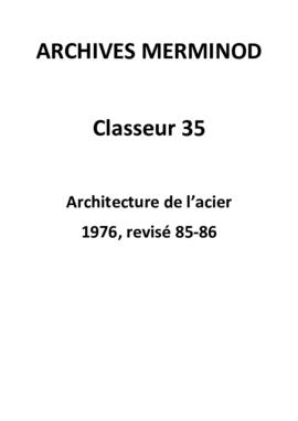architecture de l'acier, systèmes constructifs en acier 01 (PDF)