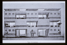 Le Corbusier - Immeuble-villas Projets Wanner: diapositive