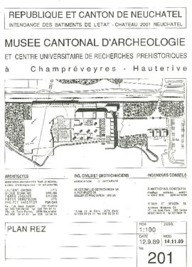 Champréveyres-Hauterive. Musée Cantonal d'Archéologie
