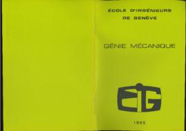 1985 E.I.G. génie mécanique