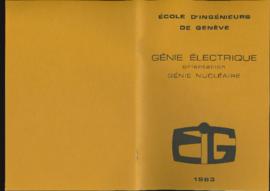 1983 E.I.G. génie électrique génie nucléaire