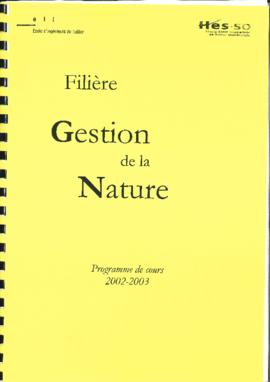 2002 Lullier E.I.L. gestion de la nature